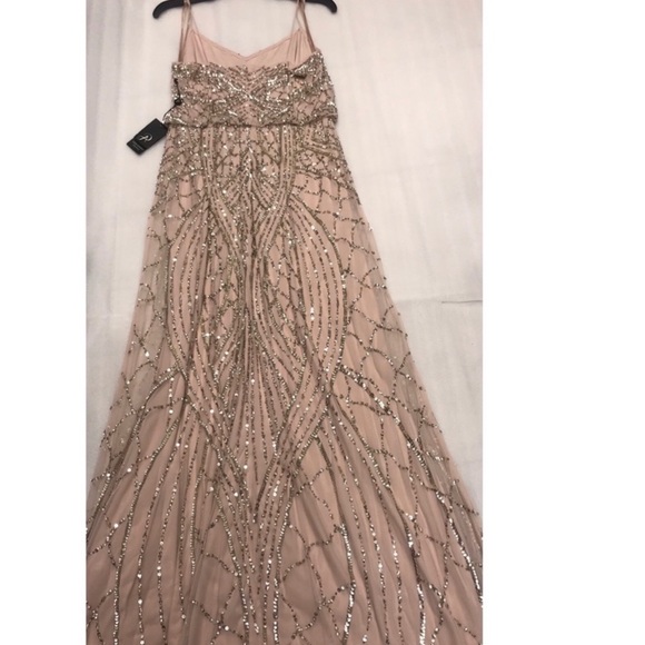 Adrianna Papell long pink dress - Picture 3 of 6